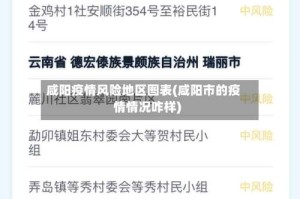 咸阳疫情风险地区图表(咸阳市的疫情情况咋样)