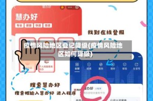 疫情风险地区登记降级(疫情风险地区如何降级)
