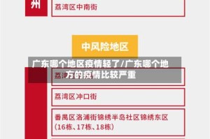 广东哪个地区疫情轻了/广东哪个地方的疫情比较严重