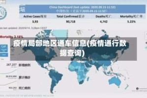 疫情局部地区通车信息(疫情通行数据查询)
