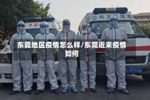 东莞地区疫情怎么样/东莞近来疫情如何