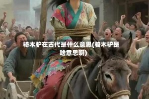 骑木驴在古代是什么意思(骑木驴是啥意思啊)