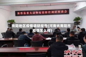 南阳地区疫情调研报告(河南省南阳市疫情怎么样)