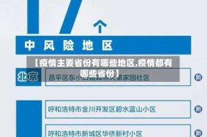 【疫情主要省份有哪些地区,疫情都有哪些省份】