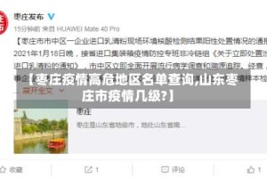 【枣庄疫情高危地区名单查询,山东枣庄市疫情几级?】