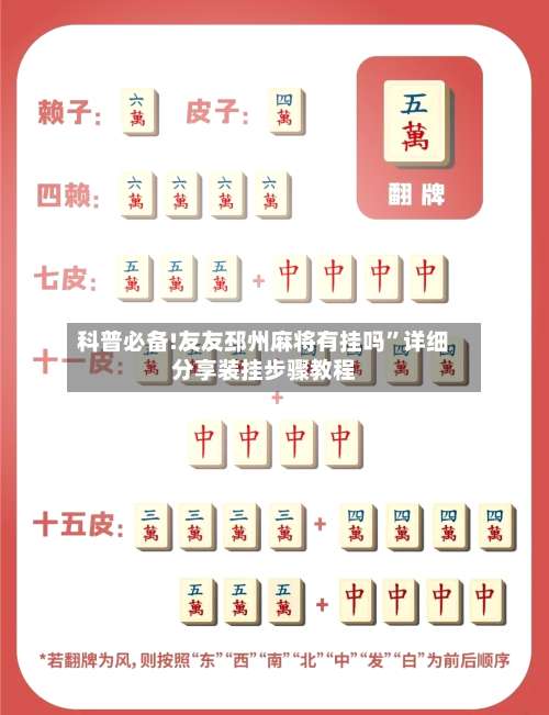 科普必备!友友邳州麻将有挂吗”详细分享装挂步骤教程-第1张图片