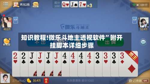知识教程!微乐斗地主透视软件	”附开挂脚本详细步骤-第1张图片