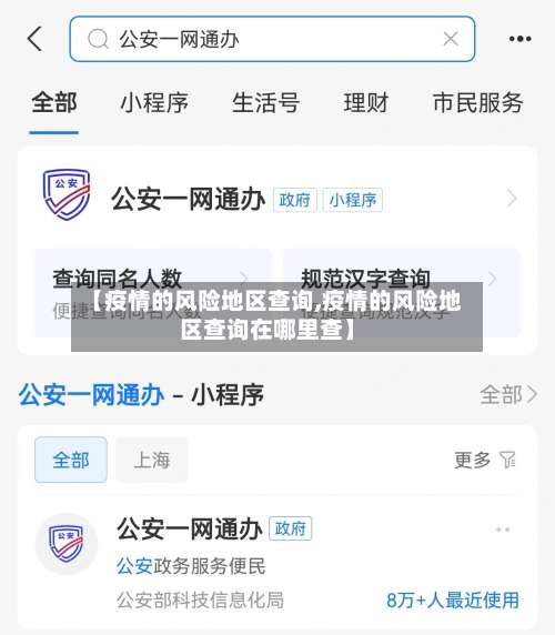 【疫情的风险地区查询,疫情的风险地区查询在哪里查】-第1张图片