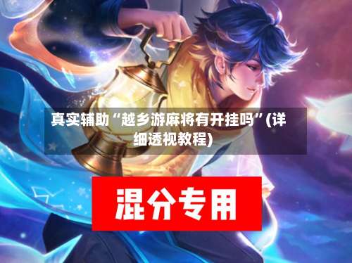 真实辅助“越乡游麻将有开挂吗”(详细透视教程)-第1张图片