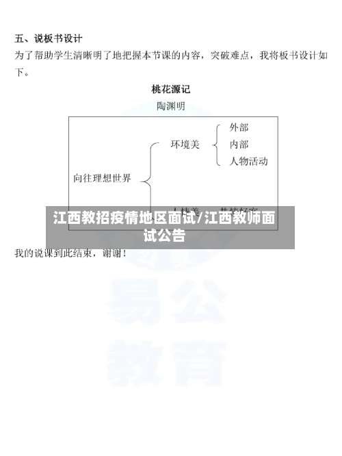 江西教招疫情地区面试/江西教师面试公告-第3张图片