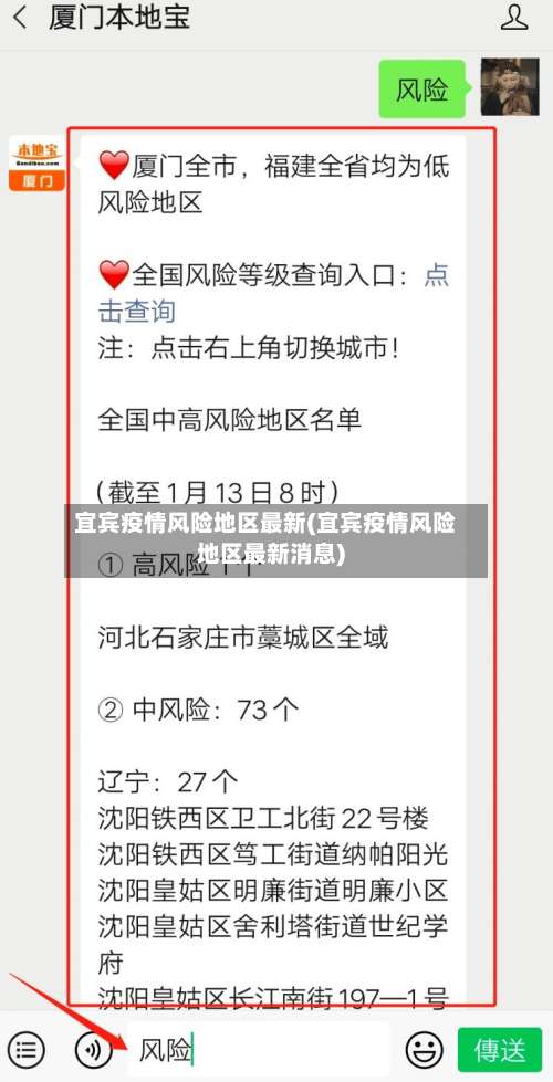 宜宾疫情风险地区最新(宜宾疫情风险地区最新消息)-第1张图片