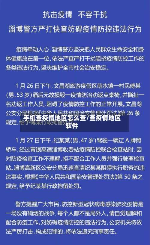 手机查疫情地区怎么查/查疫情地区软件-第2张图片