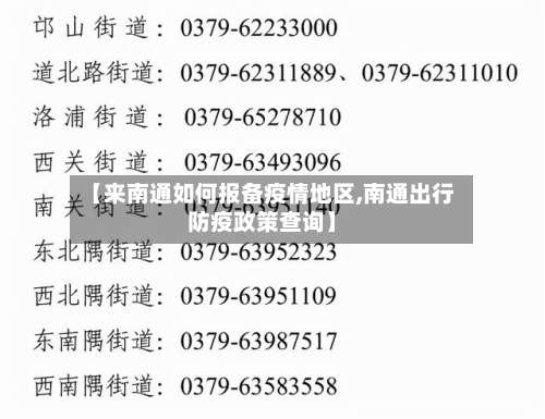 【来南通如何报备疫情地区,南通出行防疫政策查询】-第2张图片