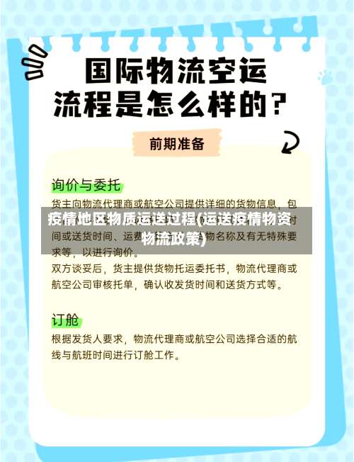 疫情地区物质运送过程(运送疫情物资物流政策)-第2张图片