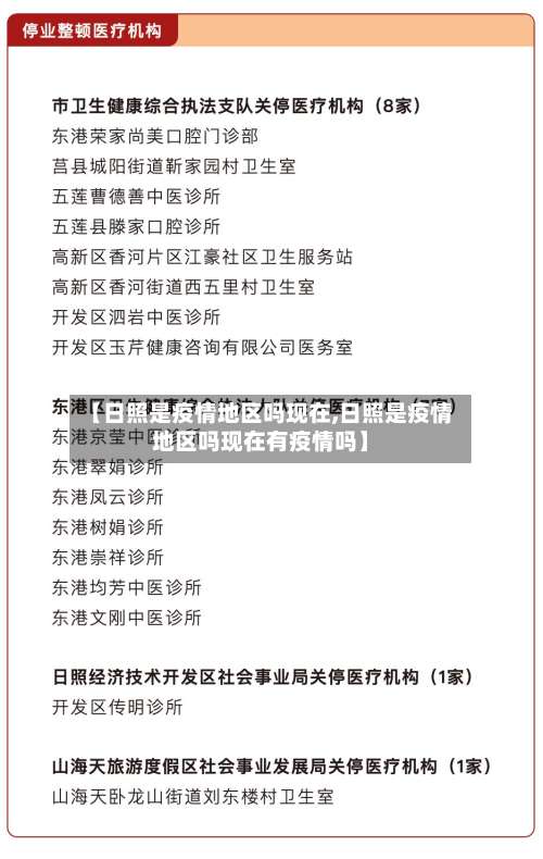 【日照是疫情地区吗现在,日照是疫情地区吗现在有疫情吗】-第1张图片