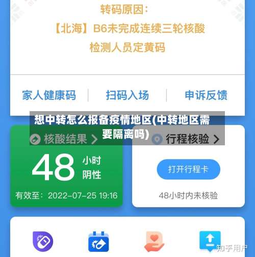 想中转怎么报备疫情地区(中转地区需要隔离吗)-第1张图片