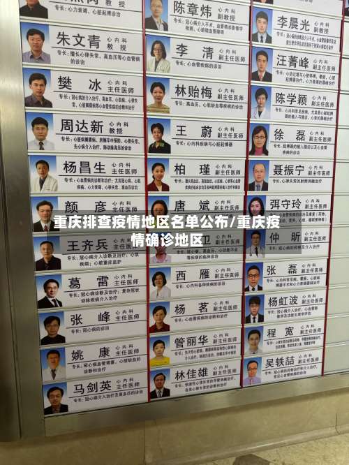 重庆排查疫情地区名单公布/重庆疫情确诊地区-第2张图片