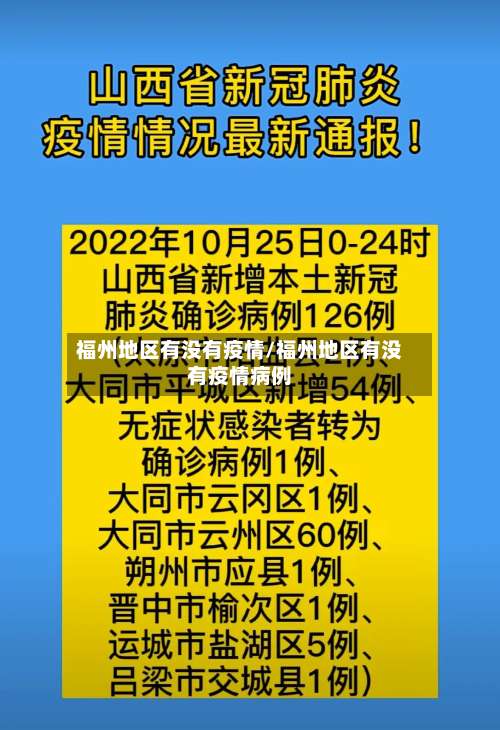 福州地区有没有疫情/福州地区有没有疫情病例-第3张图片
