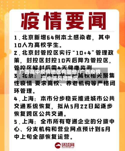广西高中疫情地区有哪些/广西疫情高中低风险地区-第2张图片