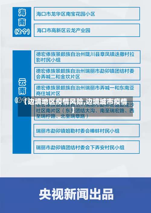 【边境地区疫情风险,边境城市疫情】-第3张图片