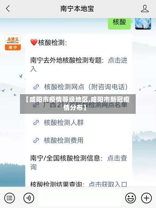 【咸阳市疫情等级地区,咸阳市新冠疫情分布】-第1张图片