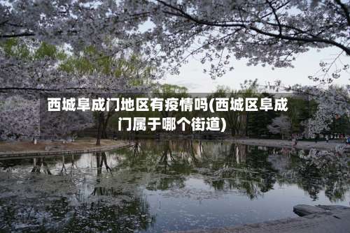 西城阜成门地区有疫情吗(西城区阜成门属于哪个街道)-第2张图片