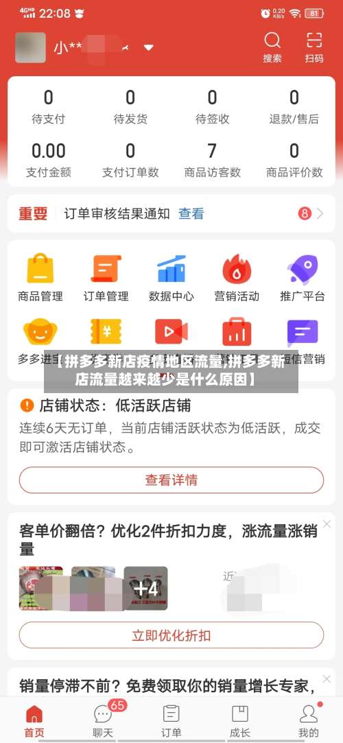 【拼多多新店疫情地区流量,拼多多新店流量越来越少是什么原因】-第1张图片