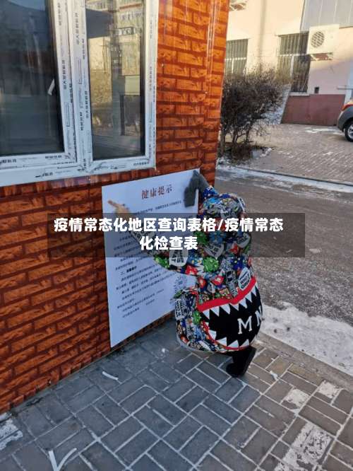 疫情常态化地区查询表格/疫情常态化检查表-第3张图片