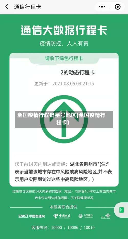 全国疫情行程码星号地区(全国疫情行程卡)-第2张图片