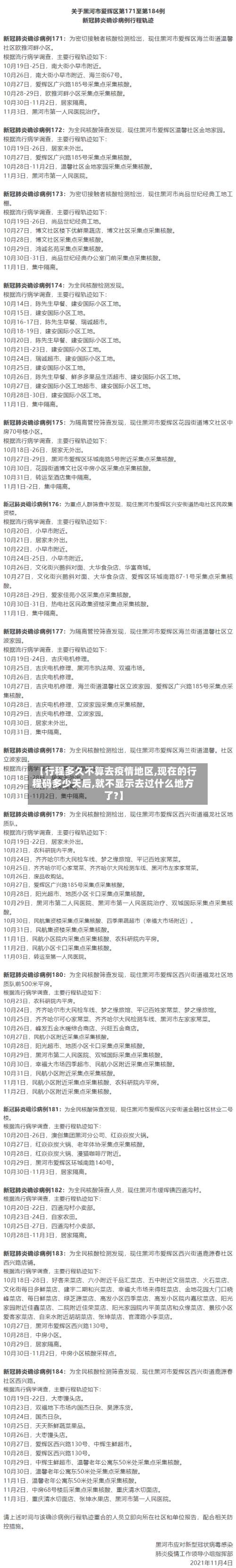 【行程多久不算去疫情地区,现在的行程码多少天后,就不显示去过什么地方了?】-第1张图片