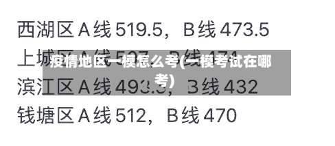 疫情地区一模怎么考(一模考试在哪考)-第3张图片